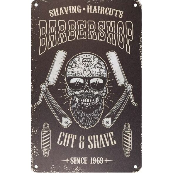 Activeshop Tablica ozdobna barber B071