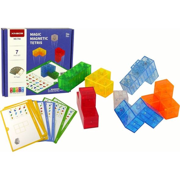 LeanToys Magiczna Kostka Magnetyczna 7 Elementów