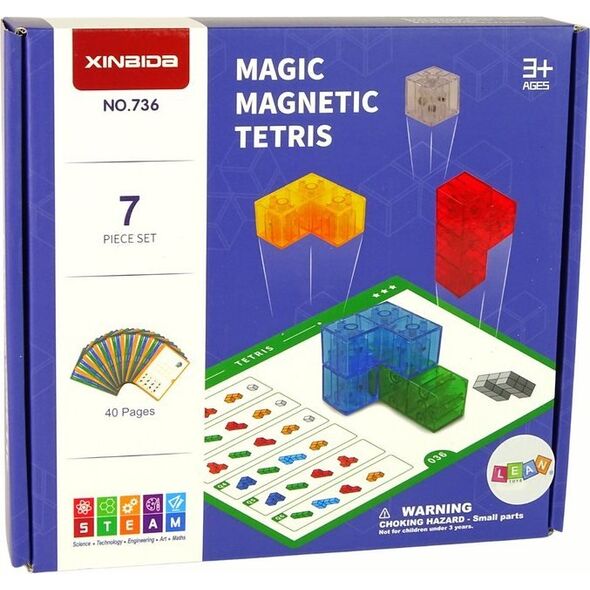 LeanToys Magiczna Kostka Magnetyczna 7 Elementów