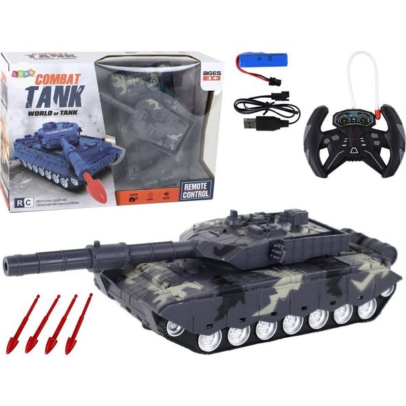 LeanToys Czołg Zdalnie Sterowany RC Pojazd Wojskowy Militarny Moro