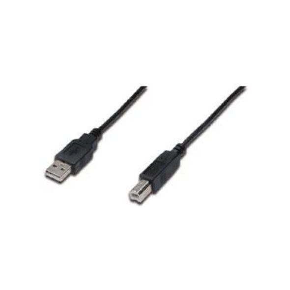 Kabel USB Digitus USB-A - micro-B 1.8 m Czarny (AK-300102-018-S)
