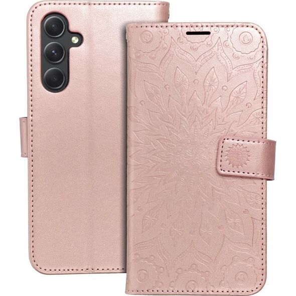 OEM Kabura MEZZO Book do SAMSUNG A54 5G mandala złoty róż