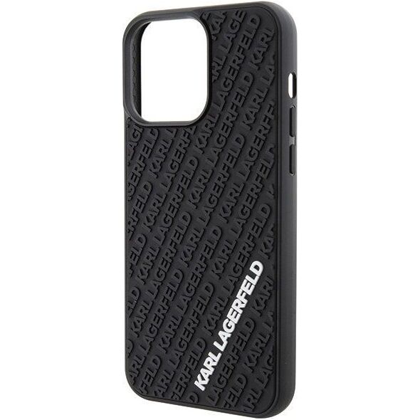 Karl Lagerfeld Karl Lagerfeld KLHCP15X3DMKRLK iPhone 15 Pro Max 6.7" czarny/black hardcase 3D Rubber Multi Logo