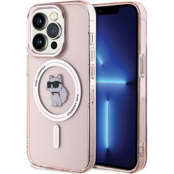 Karl Lagerfeld Karl Lagerfeld KLHMP15LHFCCNOP iPhone 15 Pro 6.1" różowy/pink hardcase IML Choupette MagSafe NoSize