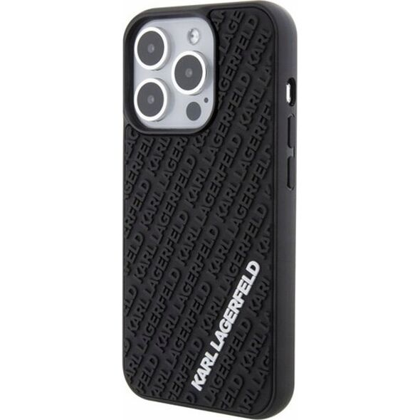 Karl Lagerfeld Karl Lagerfeld KLHCP15L3DMKRLK iPhone 15 Pro 6.1" black/black hardcase 3D Rubber Multi Logo