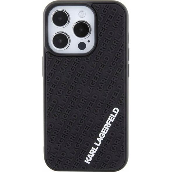 Karl Lagerfeld Karl Lagerfeld KLHCP15L3DMKRLK iPhone 15 Pro 6.1" black/black hardcase 3D Rubber Multi Logo