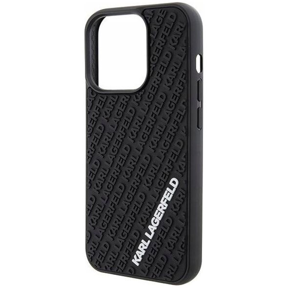 Karl Lagerfeld Karl Lagerfeld KLHCP15L3DMKRLK iPhone 15 Pro 6.1" black/black hardcase 3D Rubber Multi Logo