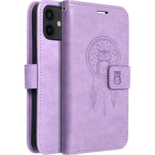OEM Kabura MEZZO Book do IPHONE 12 / 12 Pro łapacz snów fioletowy