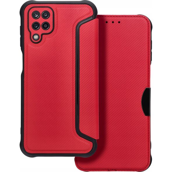 OEM Kabura RAZOR Book do SAMSUNG A12 / M12 czerwony