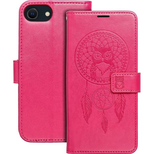 OEM Kabura MEZZO Book do IPHONE 7 / 8 / SE 2020 / SE 2022 łapacz snów magenta