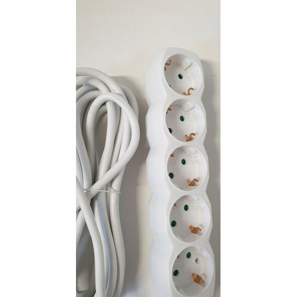 Power Strip SCHUKO - 5 sockets, 5.0m, 1,5mm2