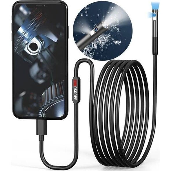 Inskam Kamera INSPEKCYJNA DUO ENDOSKOP 2M 7LED 2xFHD WIFI