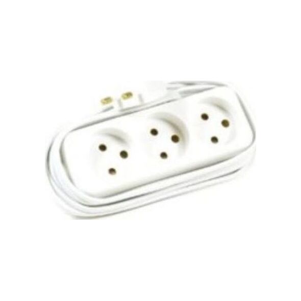 MicroConnect GRUELU 3 gniazda 5 m biała (GRUELU3H050)