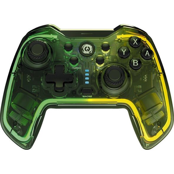 Pad Canyon CANYON GPW-02, Bluetooth Controller with built-in 800mah battery, BT 5.0, 2M Type-C charging cable , Bluetooth Gamepad for Nintendo Switch / Android / Windows ( RGB Lighting ),152*110*55mm, 232g, black