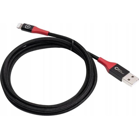 Kabel USB MicroConnect Lightning - USB-A 1.5 m Czarny (Safe Charge USB-A to)