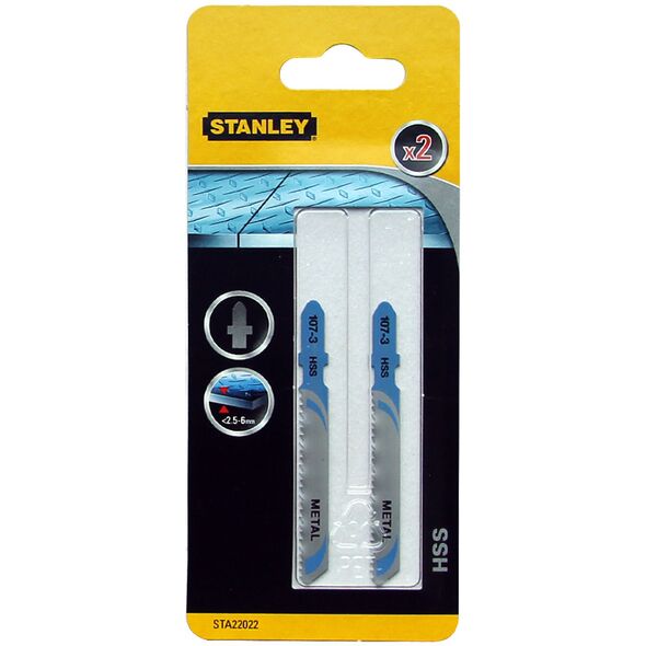 Stanley Brzeszczoty do wyrzynarki T 2szt. do metalu STA22022