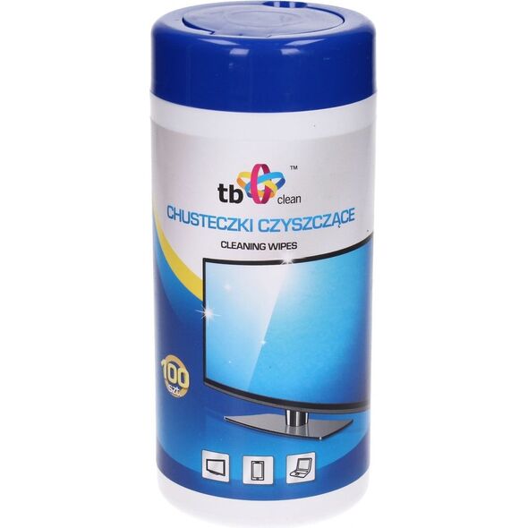 TB Print Clean Chusteczki nasączone 100 sztuk tuba (ABTBCU00000CHTM)
