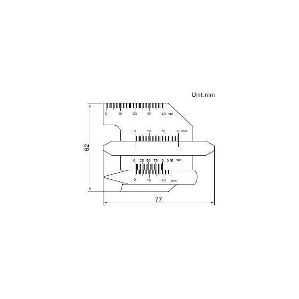 Insize Spoinomierz SPA-40.MS1/MS2 (4838-1)