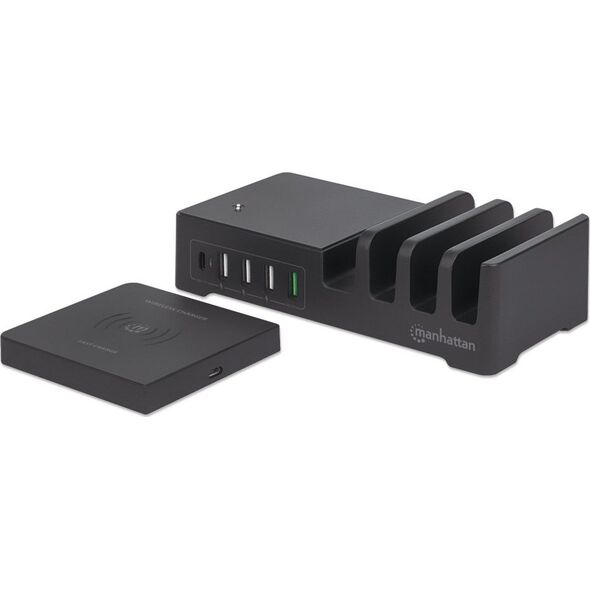 Ładowarka Manhattan 4x USB-A 1x USB-C 3 A (102230)