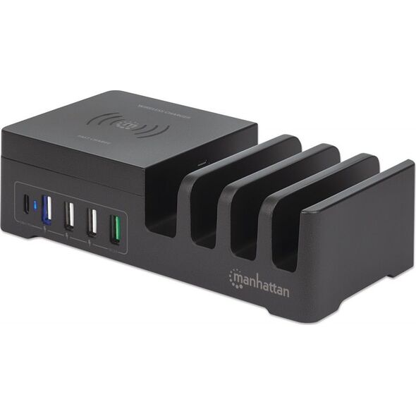 Ładowarka Manhattan 4x USB-A 1x USB-C 3 A (102230)