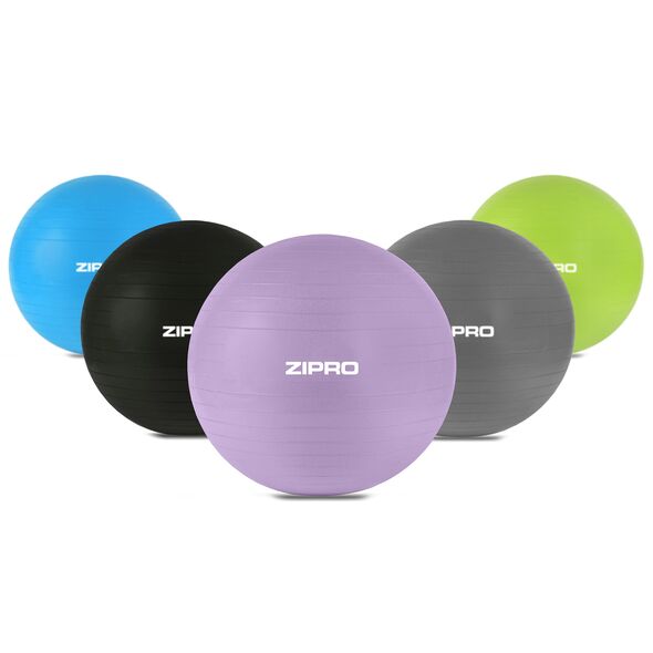 Zipro Piłka gimnastyczna Anti-Burst 65 cm fioletowa
