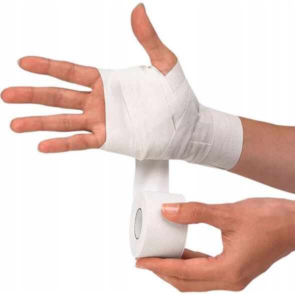 Dunlop TAŚMA TEJP TAPE SPORTOWA KINESIOLOGICZNA 7,3Mx3,8CM DUNLOP CZERWONY