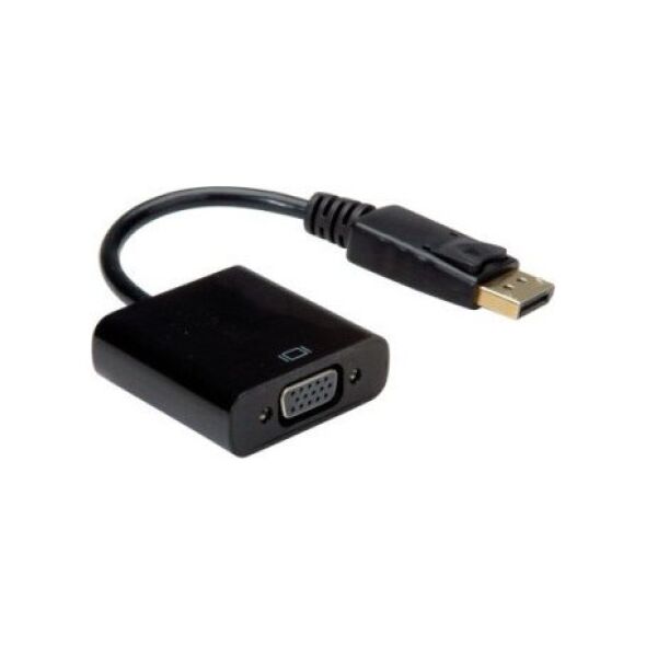 Adapter AV Value Adapter VALUE DisplayPort-VGA, DP męski - VGA żeński, passief