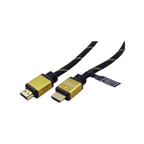 Kabel Roline HDMI - HDMI 1m czarny (JAB-1127535)