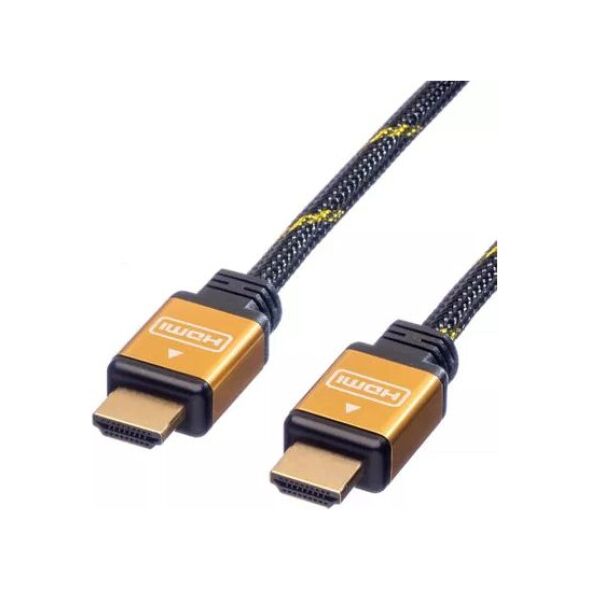 Kabel Roline HDMI - HDMI 5m złoty (JAB-762238)