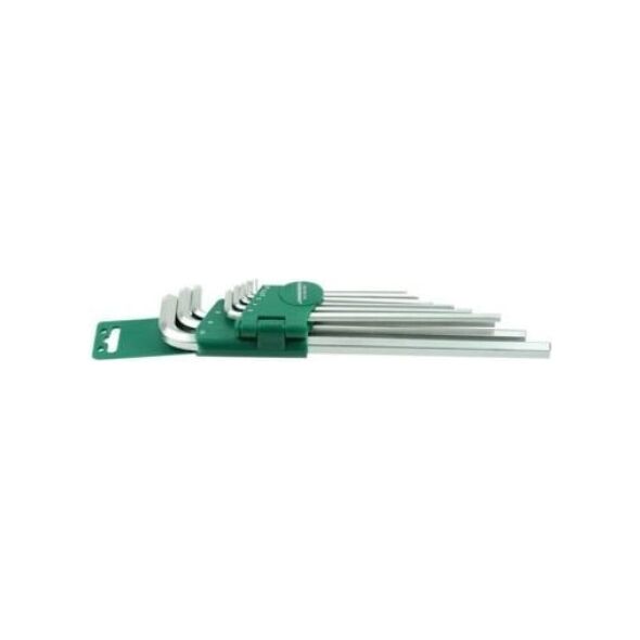 Jonnesway Zestaw kluczy imbusowych hex typ L 1,5-10mm 9szt. (H03SA109S)
