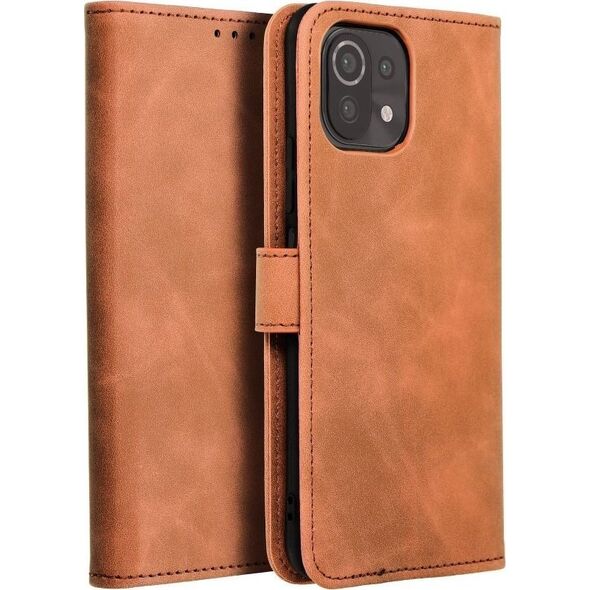 ForCell Kabura Forcell TENDER Book do XIAOMI Mi 11 Lite 5G / Mi 11 Lite LTE ( 4G ) / Mi 11 Lite NE brązowy