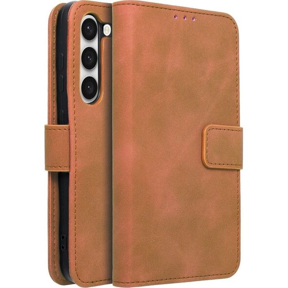 OEM Kabura TENDER Book do SAMSUNG Galaxy S23 brązowy