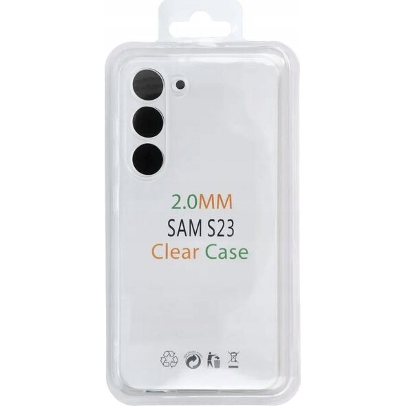 OEM Futerał CLEAR CASE 2 mm BOX do SAMSUNG S24 FE transparentny