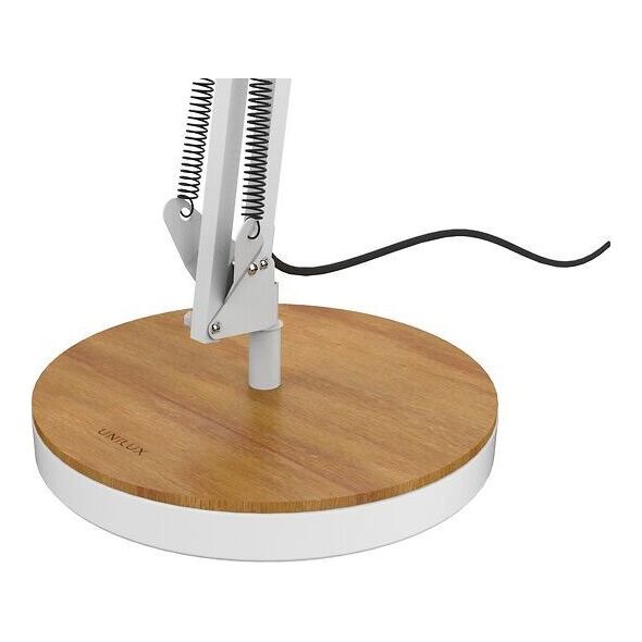 Lampka biurkowa Unilux Lampka na biurko Unilux Baya Bamboo biała