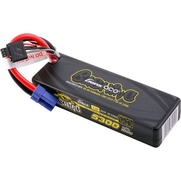 Gens Ace Gens ace G-Tech 5300mAh 7.4V 100C 2S1P Lipo z EC5