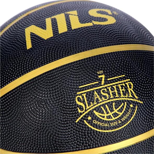 Nils Extreme NPK270 PIŁKA DO KOSZYKÓWKI  CZARNA SLASHER 7 NILS
