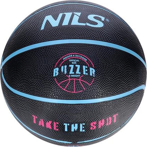 Nils Extreme NPK251 PIŁKA DO KOSZYKÓWKI CZARNA BUZZER 5 NILS
