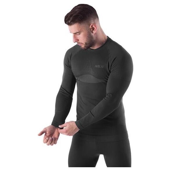 Nils Extreme BTZ0464 BIELIZNA TERMOAKTYWNA CZARNA MĘSKA ZESTAW 2XL/3XL MAGNUS NILS