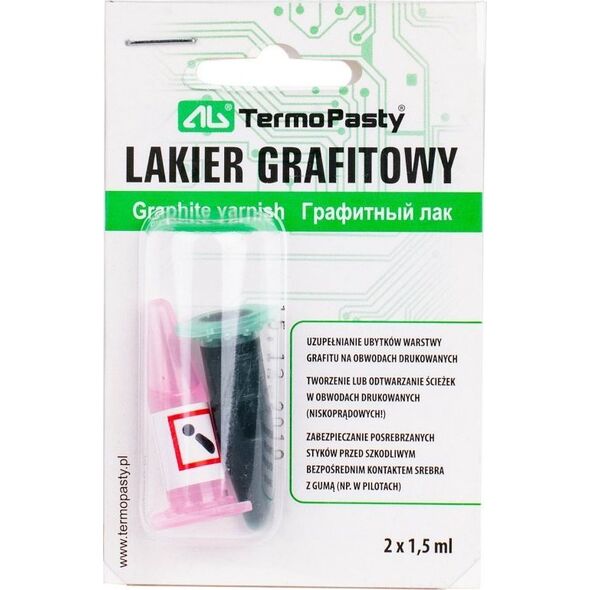 AG TermoPasty Lakier grafitowy do naprawy ścieżek styków