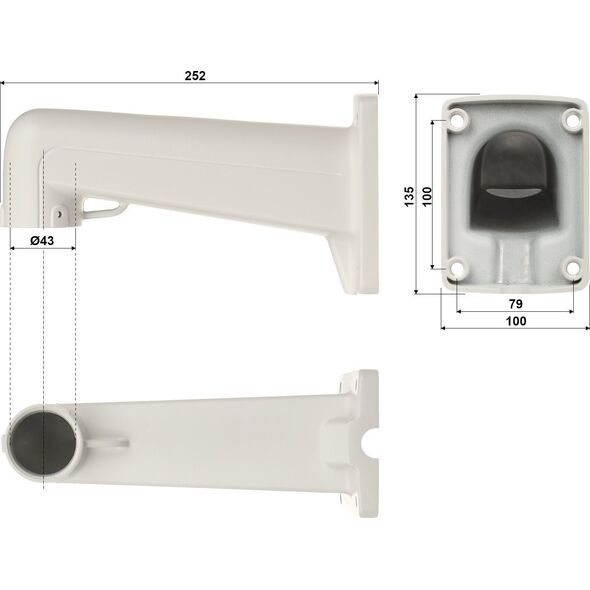 Kamera IP Omega KAMERA IP SZYBKOOBROTOWA ZEWNĘTRZNA OMEGA-50P36-12-AI - 5&nbsp|Mpx 4.6&nbsp|... 165&nbsp|mm