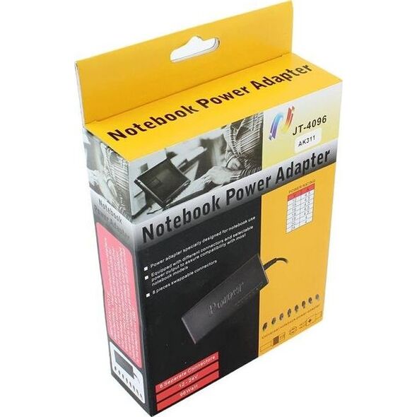 Zasilacz do laptopa ECpower 96 W, 4 A, 24 V (1730-uniw)