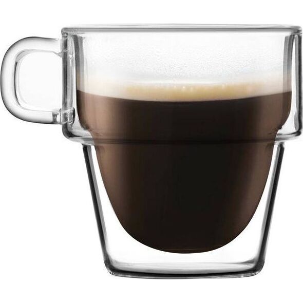 Vialli Design Szklanki termiczne z podwójną ścianką 6szt. 150ml 280ml 350ml Senso