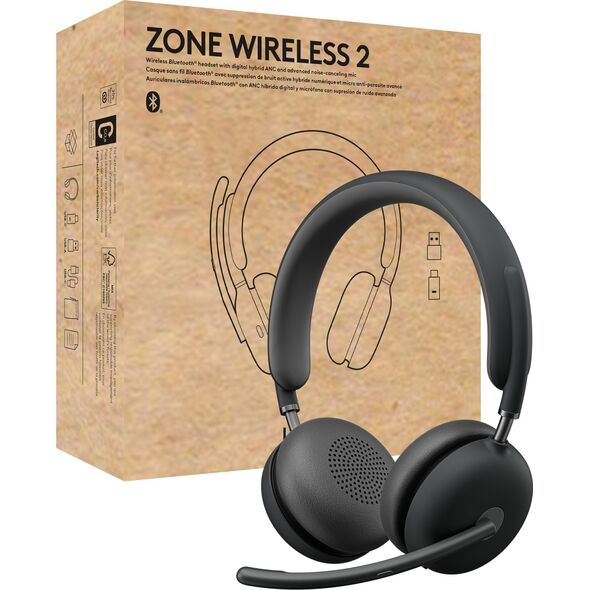 Słuchawki Logitech HEADSET ZONE WIRELESS 2 UC
