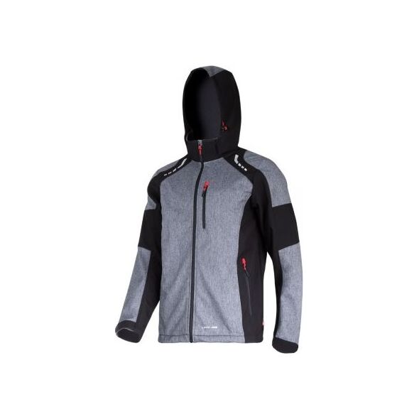 Lahti Pro Kurtka Softshell z Kapturem Szaro-czarwona L (L4092303)