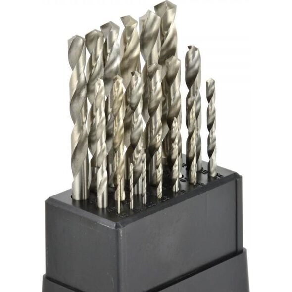 Wiertło Geko KPL.WIERTEŁ SREBRNYCH DO MET.GEKO 1-10MM/19SZT(5/50) G38214 GEKO