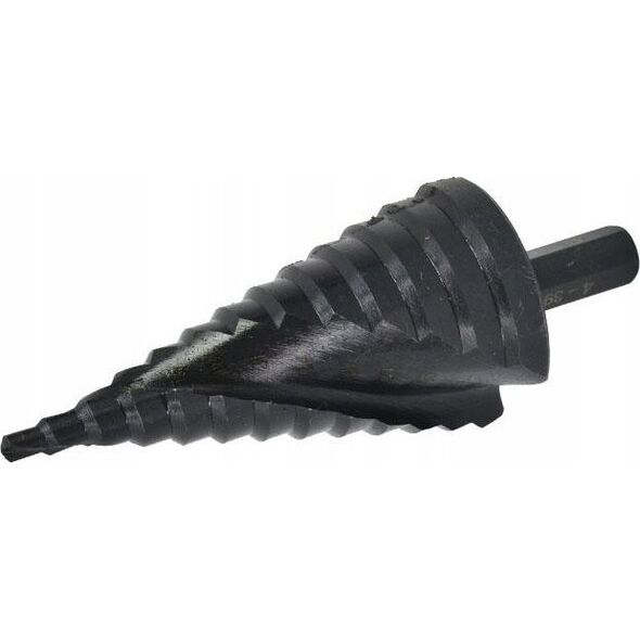 Wiertło AWTools AW WIERTŁO STOPNIOWE SPIRALNE/ 4-39mm/ AICrN/ CZARNE