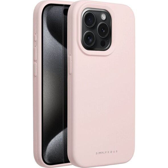 ROAR Futerał Roar Cloud-Skin - do iPhone 15 Pro Jasnoróżowy
