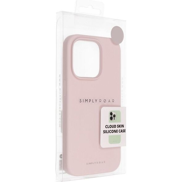 ROAR Futerał Roar Cloud-Skin - do iPhone 15 Pro Jasnoróżowy