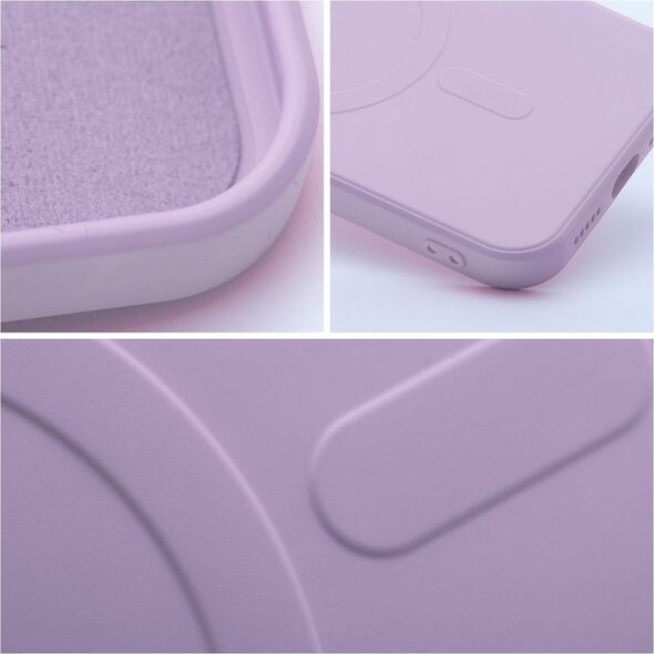 OEM Futerał SILICONE MAG COVER kompatybilny z MagSafe do IPHONE 14 różowy