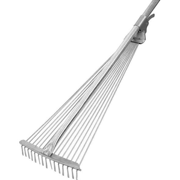 AWTools Grabie wachlarzowe druciane regulowane 15-zębne 55x151cm AW00092